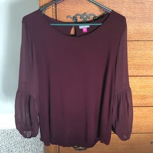 Tunic top with Bishop Sleeves